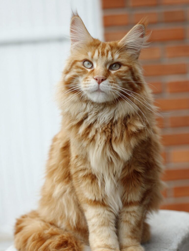 orange maine coon cat adoption 
