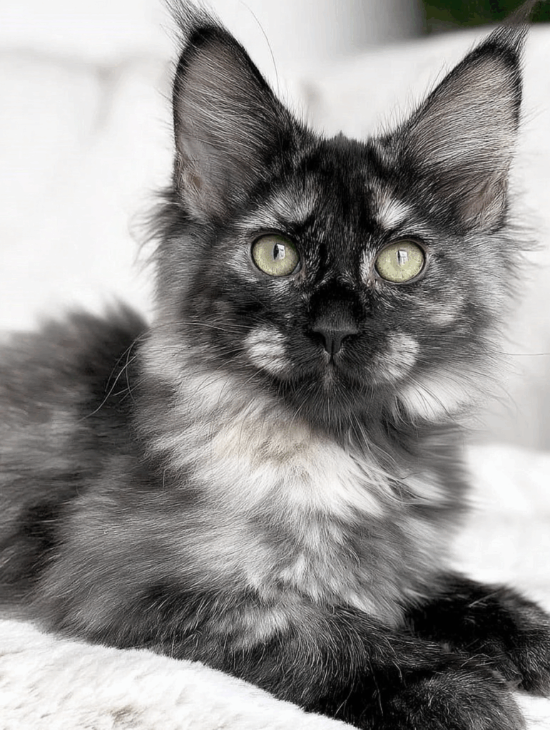 maine coon smoke kitten almontecats.com