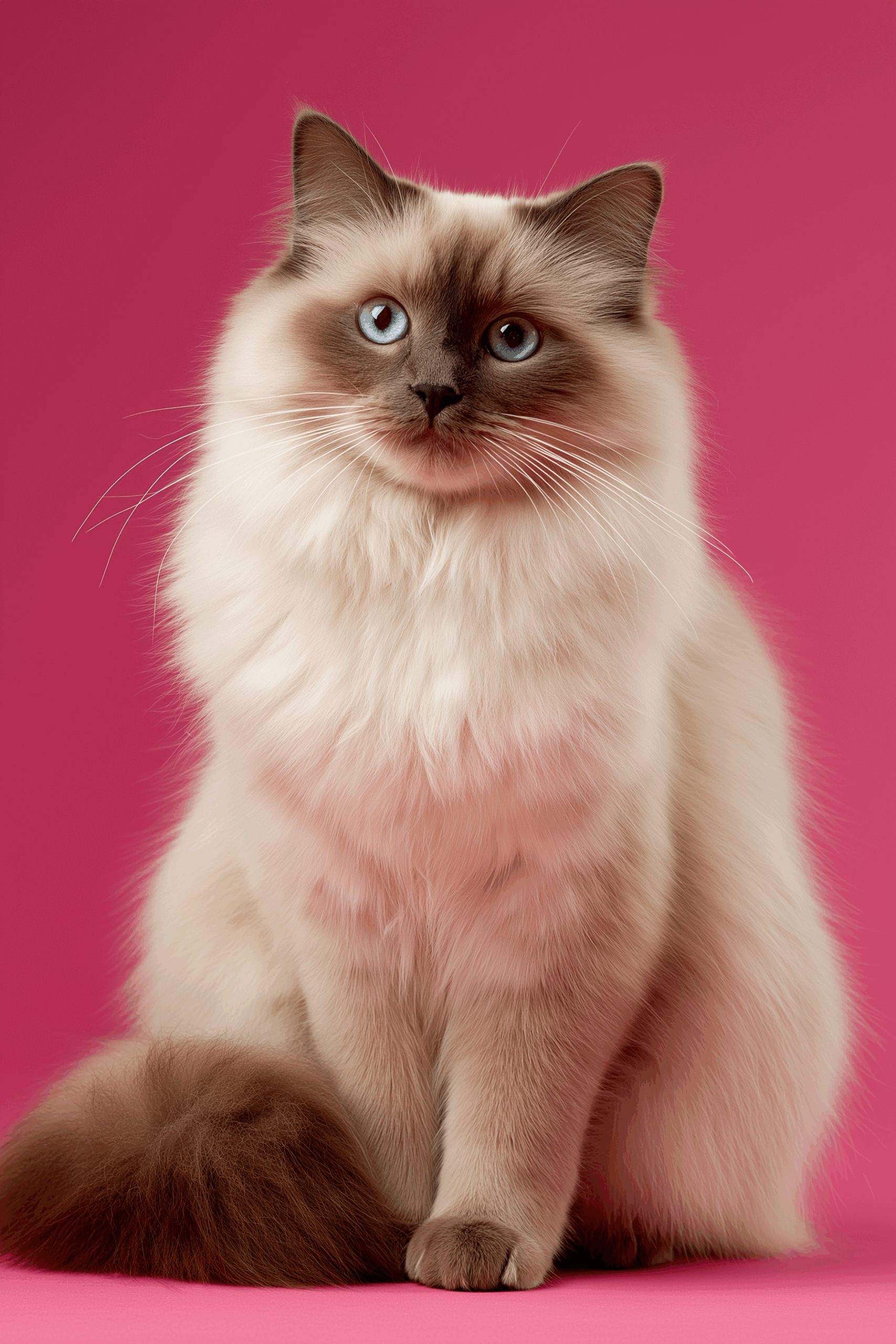 chocolate ragdoll cat