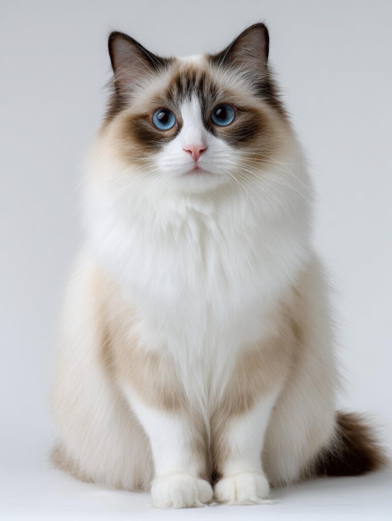 ragdoll cat lynx bicolor