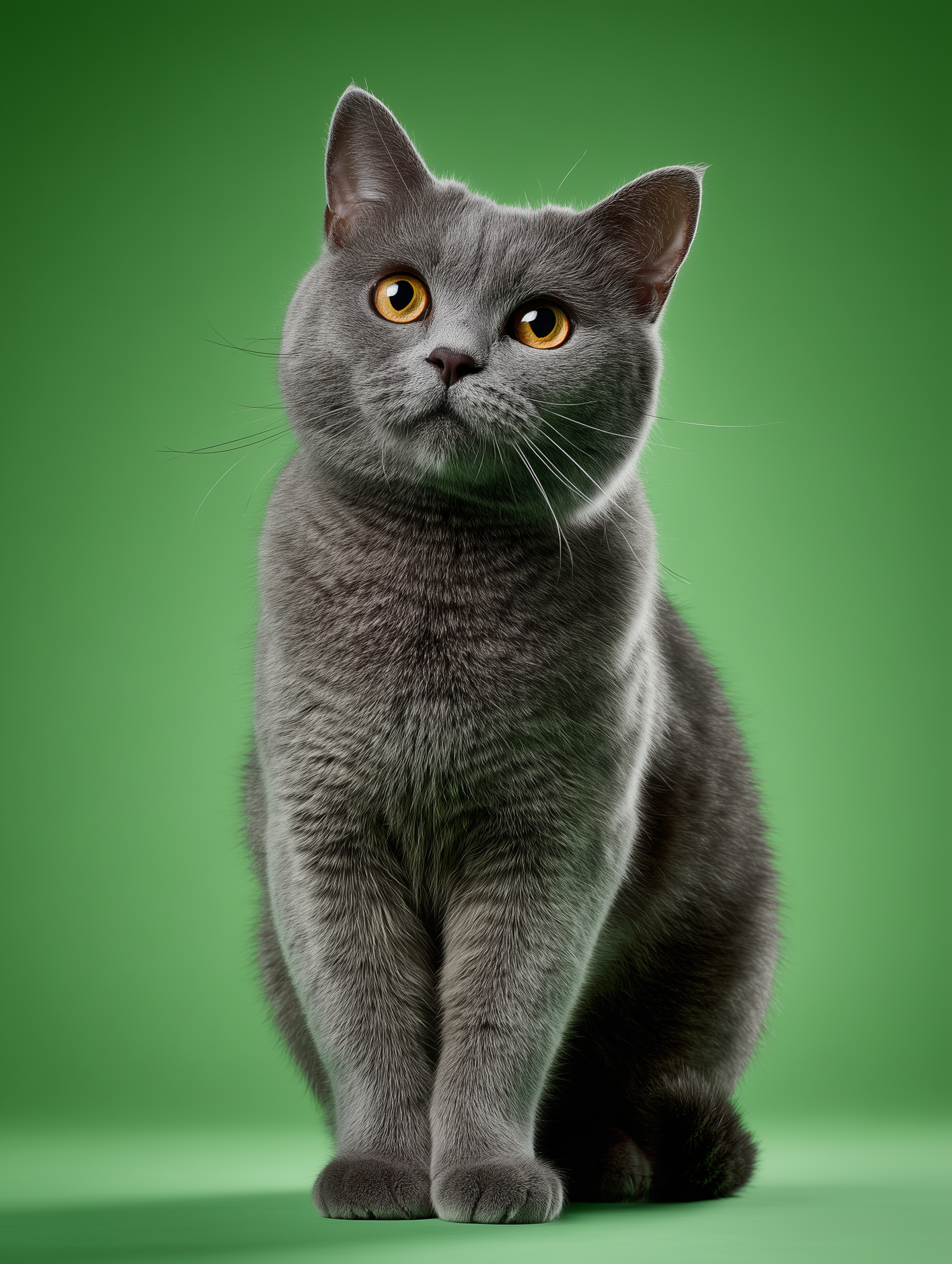 british shorthair blue green eyes
