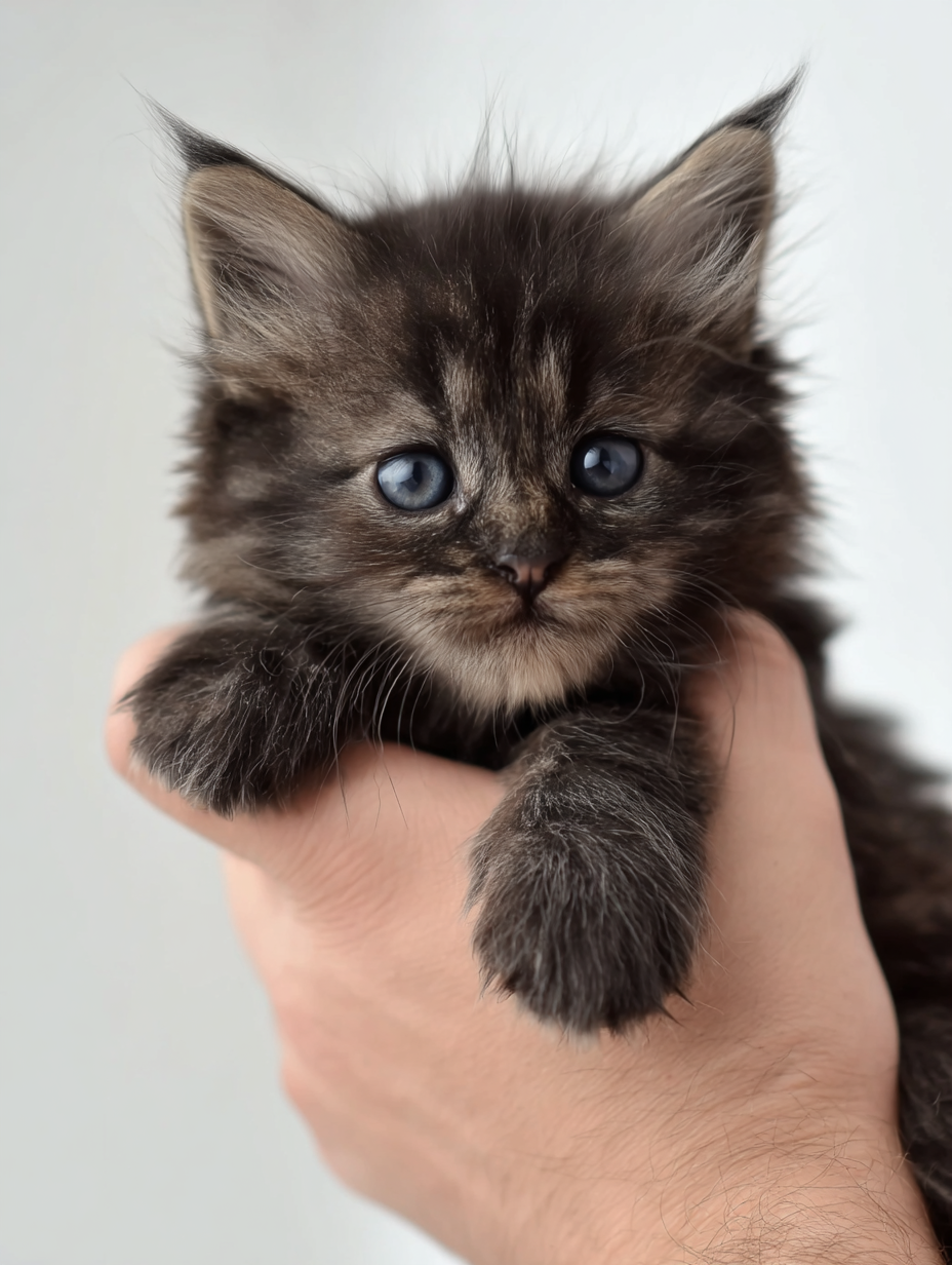 maine coon baby kitten