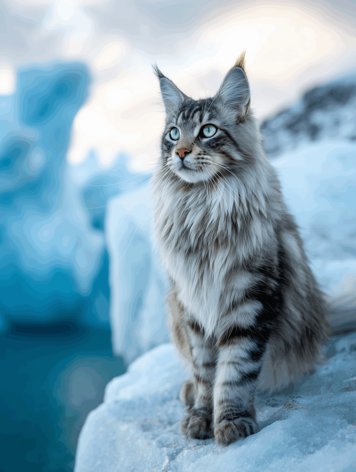 Maine coon vs normal cat