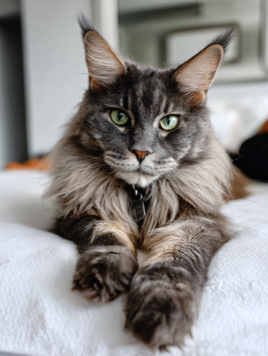 senior maine coon cat care