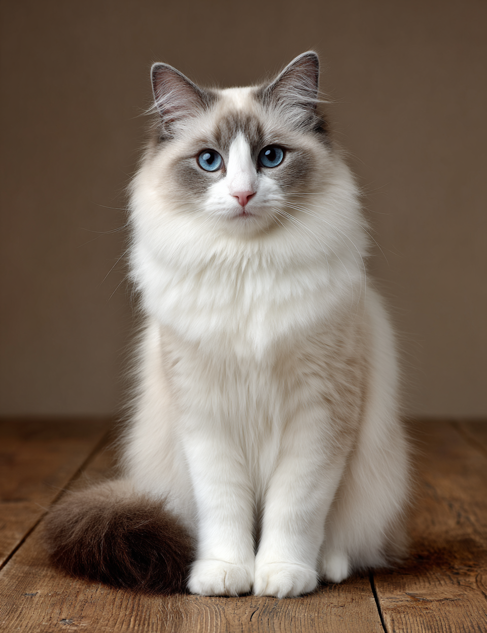 blue point bicolor ragdolls