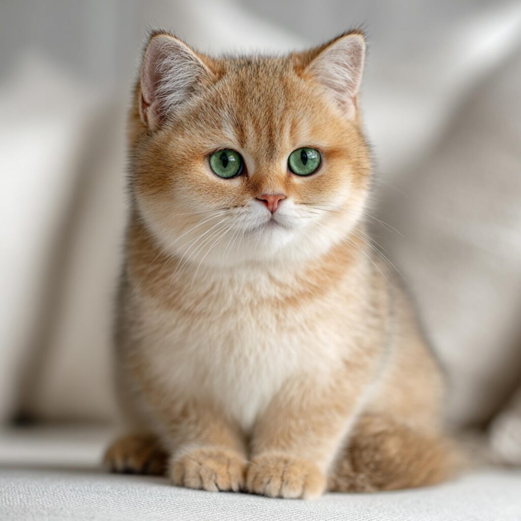 golden british shorthair kitten 