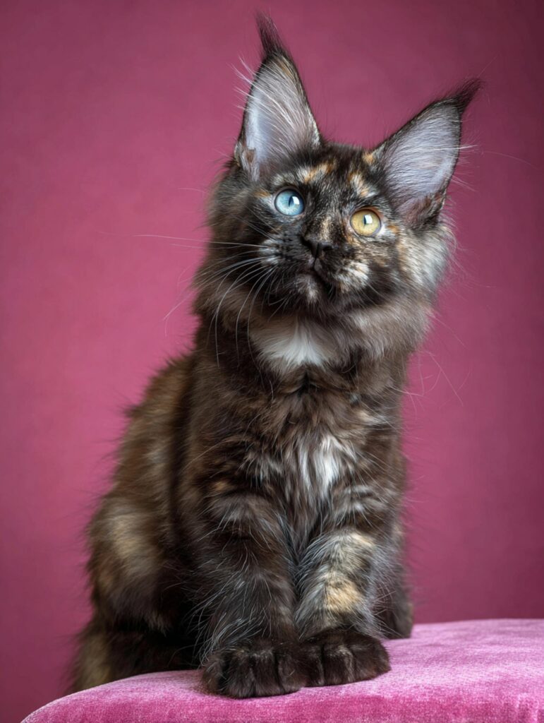 odd eyed Maine Coon kittens for sale 