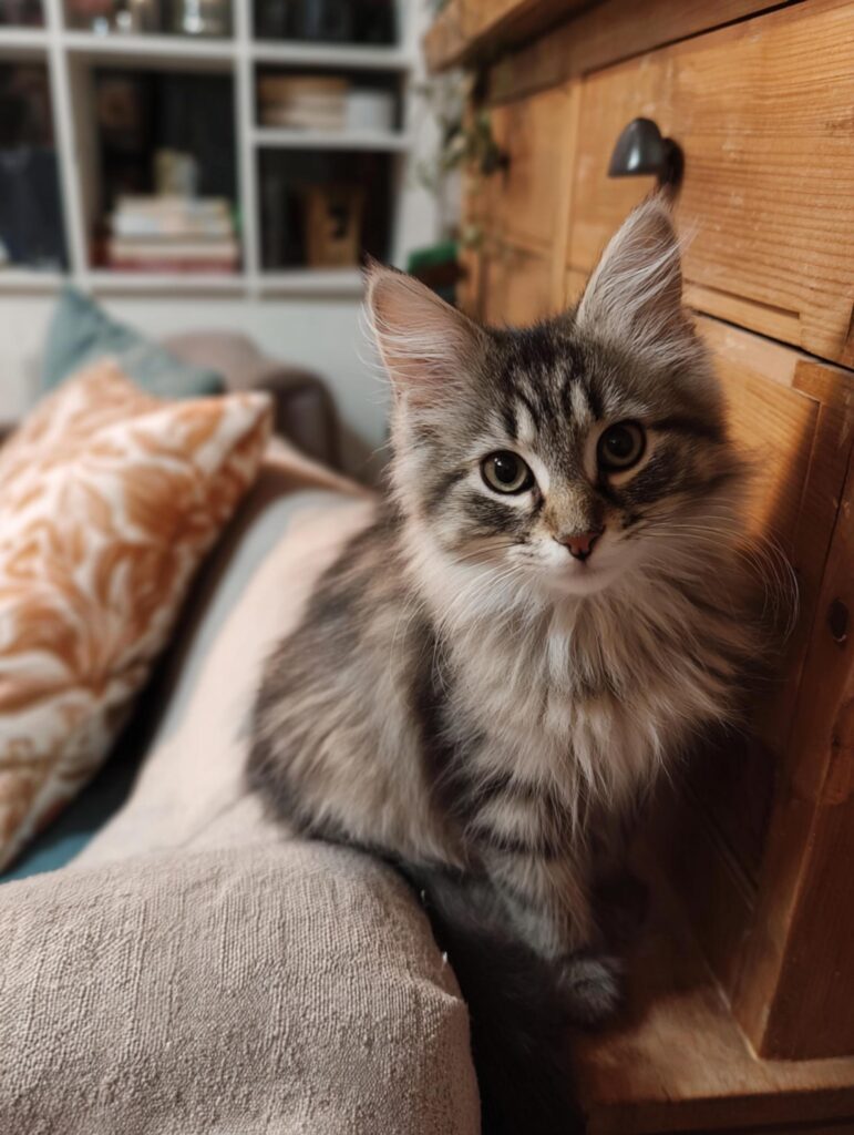 mini Maine coon size comparison