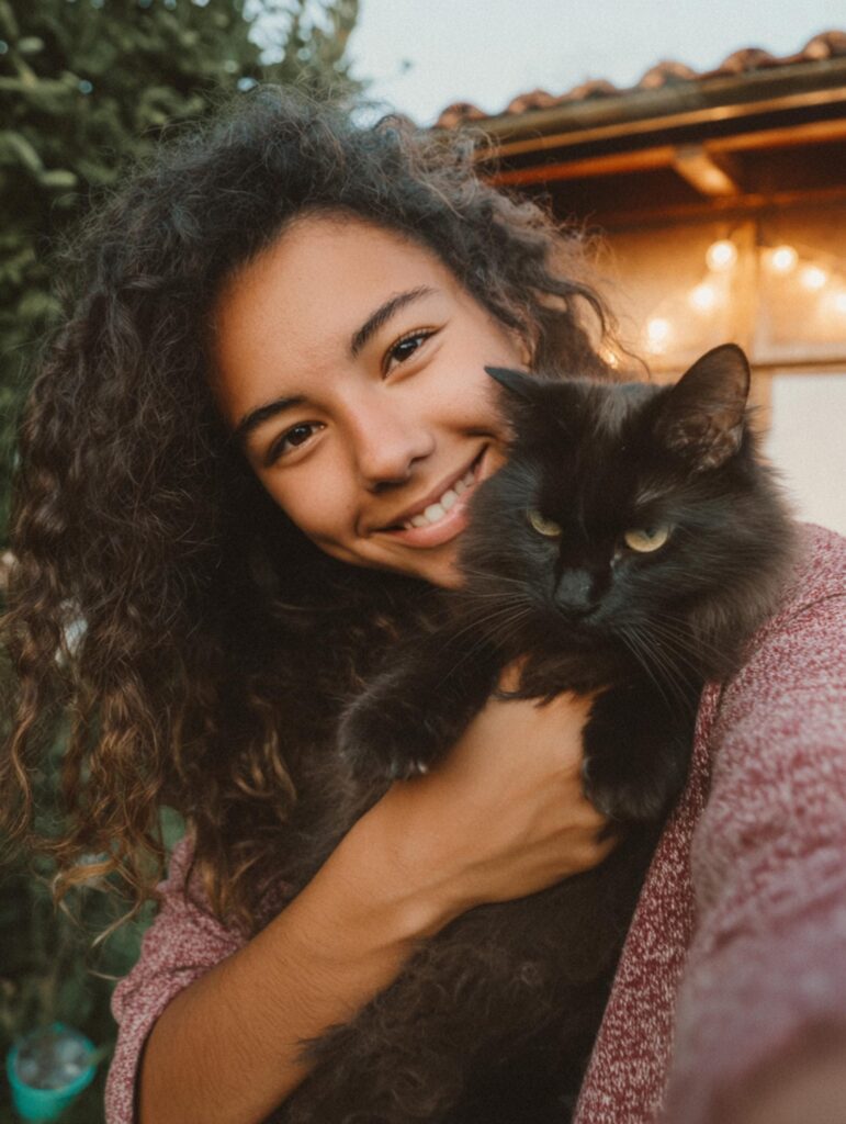 black ragdoll with green eyes
