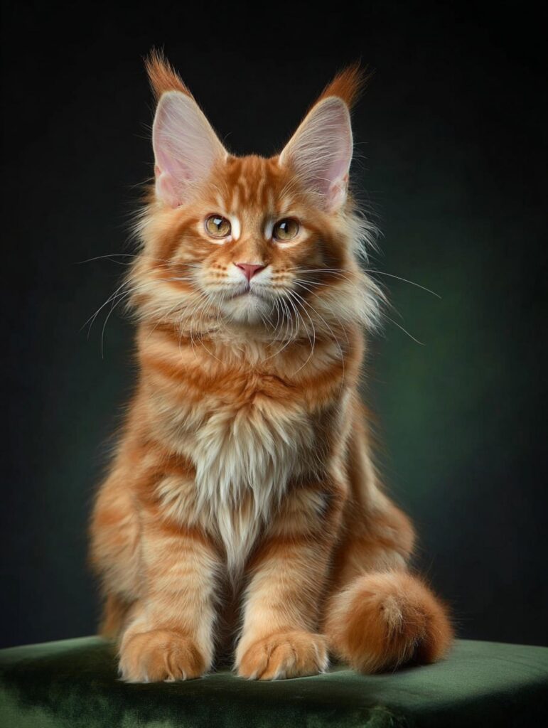 red maine coon kitten