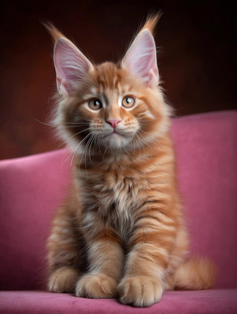 Maine Coon kitten orange Miami Florida