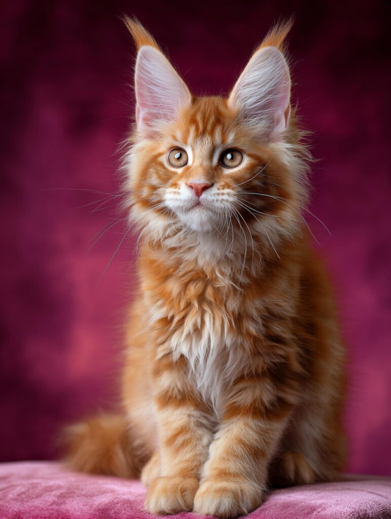 red Maine coon female kitten for sale