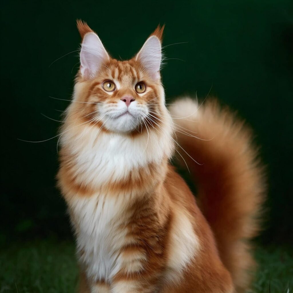 red Maine coon cat temperament 
